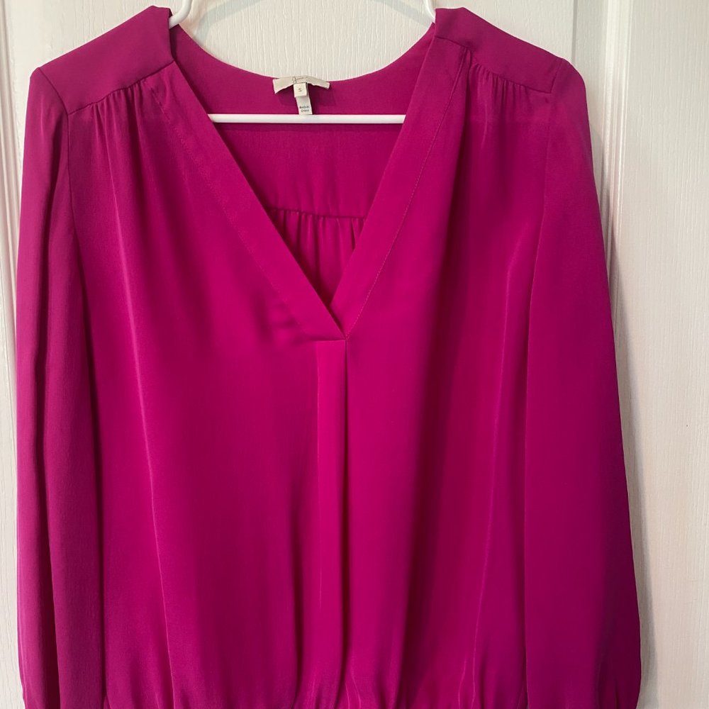 Joie Silk Fuchsia Blouse (SM)